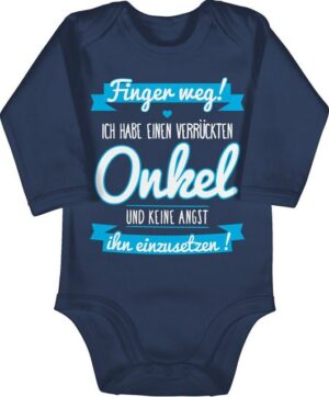 Shirtracer Shirtbody Ich habe einen verrückten Onkel - Baby Kleinkind Geschenk Sprüche Baby