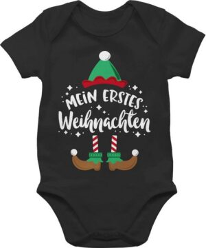 Shirtracer Shirtbody Mein erstes Weihnachten - weiß Weihnachten Kleidung Baby