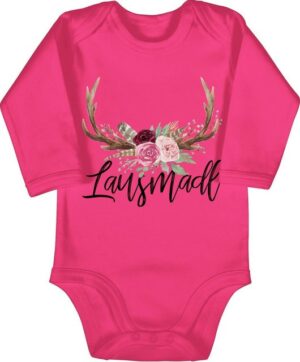 Shirtracer Shirtbody Lausmadl Hirschgeweih Mode für Oktoberfest Baby Outfit