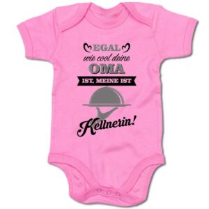 G-graphics Kurzarmbody Baby Body - Egal wie cool deine Oma ist