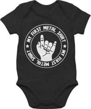 Shirtracer Shirtbody My first Metal Shirt Strampler Baby Mädchen & Junge