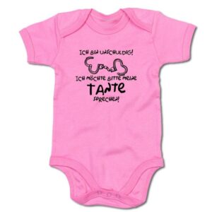 G-graphics Kurzarmbody Baby Body - Ich bin unschuldig! Ich möchte bitte meine Tante sprechen! mit Spruch / Sprüche • Babykleidung • Geschenk zur Geburt / Taufe / Babyshower / Babyparty • Strampler