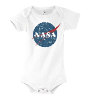 Youth Designz Kurzarmbody Baby Body Strampler Vintage Nasa mit niedlichem Frontprint