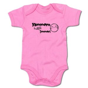 G-graphics Kurzarmbody Baby Body - Jammern hilft immer! mit Spruch / Sprüche • Babykleidung • Geschenk zur Geburt / Taufe / Babyshower / Babyparty • Strampler