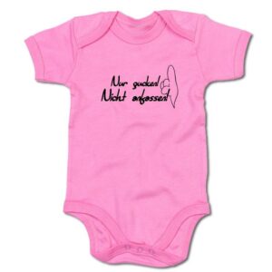 G-graphics Kurzarmbody Baby Body - Nur gucken! Nicht anfassen! mit Spruch / Sprüche • Babykleidung • Geschenk zur Geburt / Taufe / Babyshower / Babyparty • Strampler