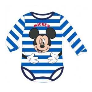 Disney Baby Langarmwickelbody Langarm-Body für Kleinkinder - Zwinkernde Mickey Mouse - Niedlich &