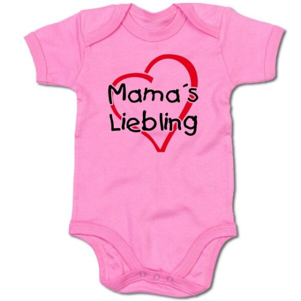 G-graphics Kurzarmbody Baby Body - Mama´s Liebling mit Spruch / Sprüche • Babykleidung • Geschenk zum Muttertag / zur Geburt / Taufe / Babyshower / Babyparty • Strampler