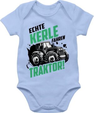 Shirtracer Shirtbody Echte Kerle fahren Traktor Trecker Landwirt Bauer Geschenk Traktor