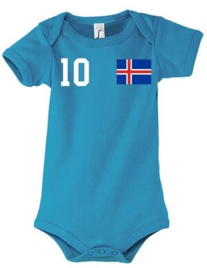 Youth Designz Kurzarmbody Island Kinder Baby Body Strampler mit trendigem Motiv