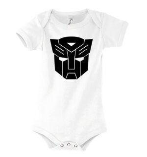 Youth Designz Kurzarmbody Baby Body Strampler Autobot mit niedlichem Frontprint