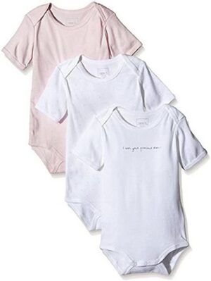 Name It Kurzarmbody Babybody 3er Pack in rosa