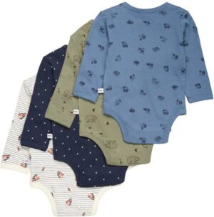 Pippi Babywear Langarmbody Body LS AO-printed (4-pack)