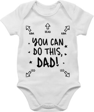 Shirtracer Shirtbody You can do this Dad - Anleitung für Papa Strampler Baby Mädchen & Junge