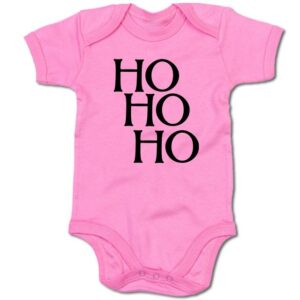 G-graphics Kurzarmbody Ho Ho Ho Baby Body mit Spruch / Sprüche / Print / Motiv