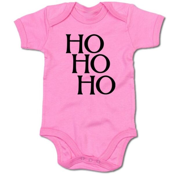 G-graphics Kurzarmbody Ho Ho Ho Baby Body mit Spruch / Sprüche / Print / Motiv