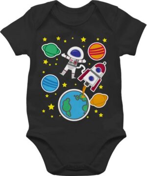 Shirtracer Shirtbody Weltall mit Astronaut Aktuelle Trends Baby