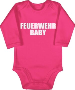 Shirtracer Shirtbody Feuerwehr Baby - weiß Feuerwehr