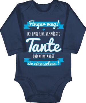 Shirtracer Shirtbody Ich habe eine verrückte Tante Blau Tante