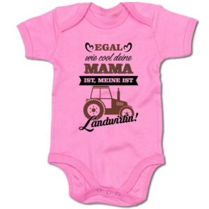 G-graphics Kurzarmbody Baby Body - Egal wie cool deine Mama ist