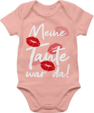 Shirtracer Shirtbody Meine Tante war da - weiß Strampler Baby Mädchen & Junge