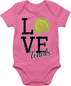 Shirtracer Shirtbody Love Tennis Sport & Bewegung Baby