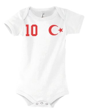 Youth Designz Kurzarmbody Türkei Kinder Baby Body Strampler mit trendigem Motiv