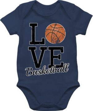 Shirtracer Shirtbody Love Basketball Sport & Bewegung Baby