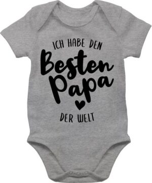 Shirtracer Shirtbody Besten Papa der Welt I Geschenk Vatertag Baby