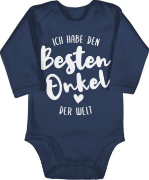 Shirtracer Shirtbody Ich habe den besten Onkel der Welt Strampler Baby Mädchen & Junge