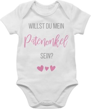 Shirtracer Shirtbody Willst du mein Patenonkel sein Patenonkel Baby