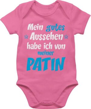 Shirtracer Shirtbody Gutes Aussehen Patin Junge - blau/weiß Patentante