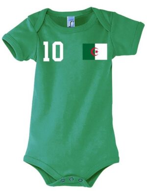 Youth Designz Kurzarmbody Algerien Kinder Baby Body Strampler mit trendigem Motiv