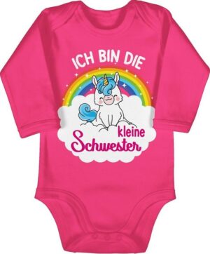 Shirtracer Shirtbody Ich bin die kleine Schwester - mit Einhorn Kleine Schwester