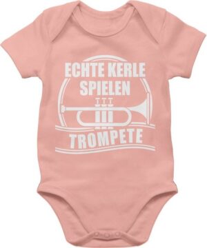 Shirtracer Shirtbody Echte Kerle spielen Trompete Sprüche Baby