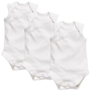 Schnizler Kurzarmwickelbody Body ohne Arm 3er Pack uni