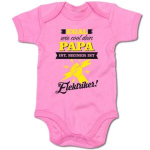 G-graphics Kurzarmbody Baby Body - Egal wie cool dein Papa ist