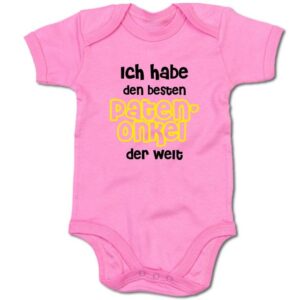 G-graphics Kurzarmbody Baby Body - Ich habe den besten Patenonkel der Welt mit Spruch / Sprüche • Babykleidung • Geschenk zur Geburt / Taufe / Babyshower / Babyparty • Strampler