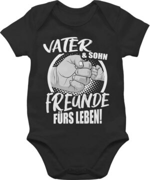 Shirtracer Shirtbody Vater & Sohn Freunde fürs Leben! Partner-Look Familie Baby