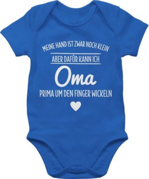 Shirtracer Shirtbody Oma um den Finger wickeln Sprüche Baby