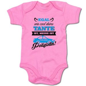 G-graphics Kurzarmbody Baby Body - Egal wie cool deine Tante ist