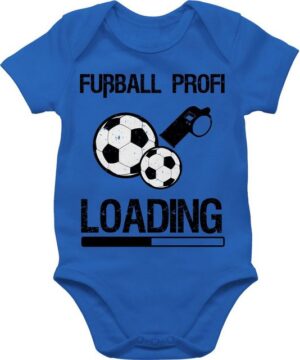 Shirtracer Shirtbody Fußball Profi Loading - Vintage schwarz Sport & Bewegung Baby