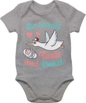 Shirtracer Shirtbody Ihr werdet Tante und Onkel - Uncle Aunt Baby Announcement Zur Geburt