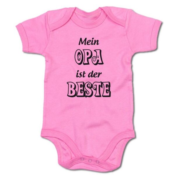 G-graphics Kurzarmbody Baby Body - Mein Opa ist der Beste mit Spruch / Sprüche • Babykleidung • Geschenk zur Geburt / Taufe / Babyshower / Babyparty • Strampler