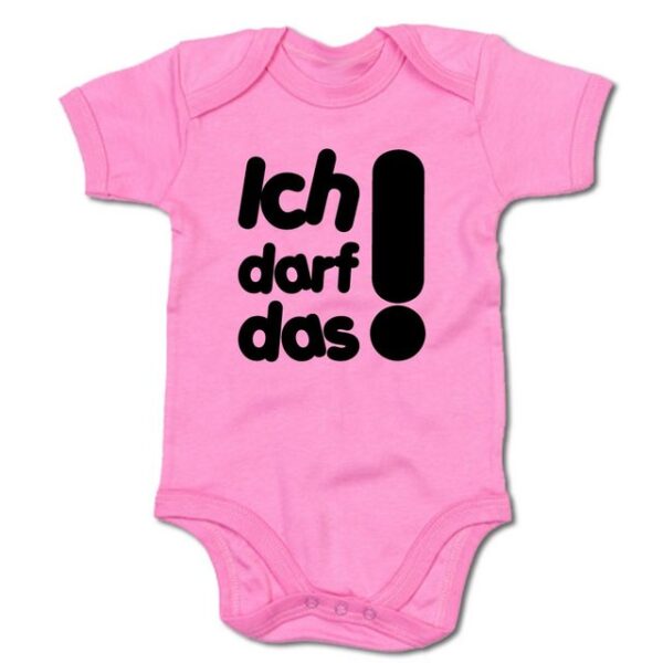 G-graphics Kurzarmbody Baby Body - Ich darf das! mit Spruch / Sprüche • Babykleidung • Geschenk zur Geburt / Taufe / Babyshower / Babyparty • Strampler