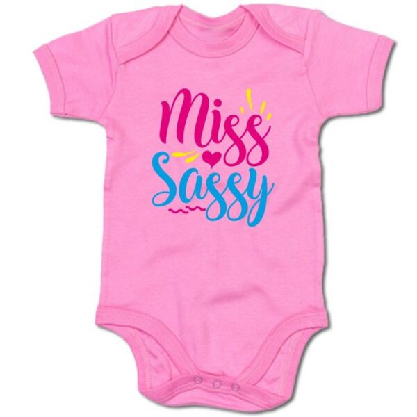 G-graphics Kurzarmbody Baby Body - Miss Sassy mit Spruch / Sprüche • Babykleidung • Geschenk zur Geburt / Taufe / Babyshower / Babyparty • Strampler