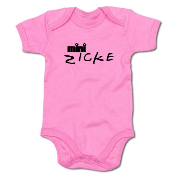 G-graphics Kurzarmbody Baby Body - Mini Zicke mit Spruch / Sprüche • Babykleidung • Geschenk zur Geburt / Taufe / Babyshower / Babyparty • Strampler