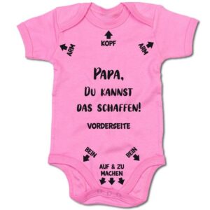 G-graphics Kurzarmbody Baby Body - Papa