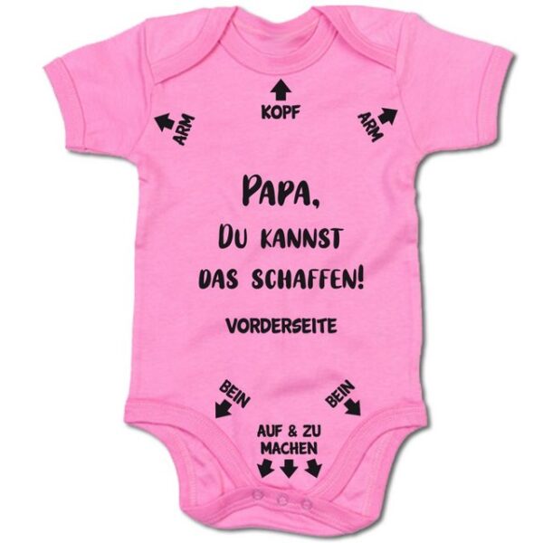 G-graphics Kurzarmbody Baby Body - Papa