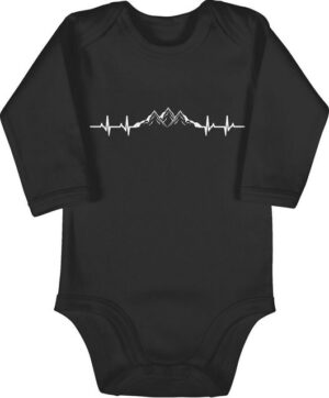 Shirtracer Shirtbody Berge Herzschlag Event Geschenke Baby