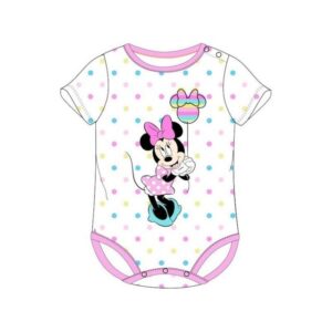 Disney Baby Kurzarmwickelbody Kurzarm-Body für Kleinkinder - Minnie mit Ballon - Niedlich & Bequem